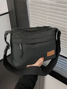 Multi-compartment casual crossbody bag, Stylish crossbody, versatile and compact, simple solid color, lightweight and portable small crossbody bag, suitable for office workers etc Crossbody Purse