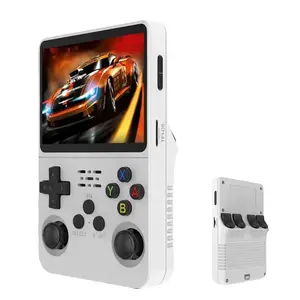 R36S Handheld Retro Game Console 3.5" IPS Screen Linux System 32+64G TF Cards 1.5W Preloaded 20+ Emulators 15000+ Nostalgic Games Classic Game Boy for Kids Birthday Gift Ultra HD Quality Gaming Protection