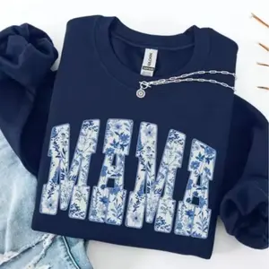 Mama Floral Sweatshirt Hoodie, Mom Sweater Hoodie, Mothers Day Gift, Girly Aesthetic Gift For Mom, Trendy Mom Shirt, Cute Mom Sweatshirt, Mama Sweater, gift women and men
