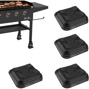 4 count 1/4" Griddle Leveling Shims Kit for  Griddle, Stackable Plastic shims for Leveling Kit, Grill Accessories,Easy Levelling, Keep Flat Top Grill in Level &