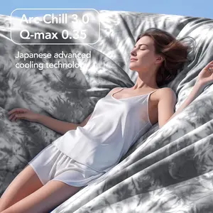 1PC Cool Print Bedspread is suitable for hot sleepers, for night sweats, a cool, soft, lightweight summer sofa blanket, suitable for sofa bed blankets, afternoon nap blankets, gifts for women, Lightweight Cooling Blanket, and summer cover blankets.
