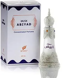 Musk Abiyad Concentrated Perfume Oil by Afnan 20ml
