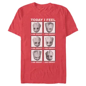 Men's Guardians of the Galaxy Today I Feel I Am Groot T-Shirt