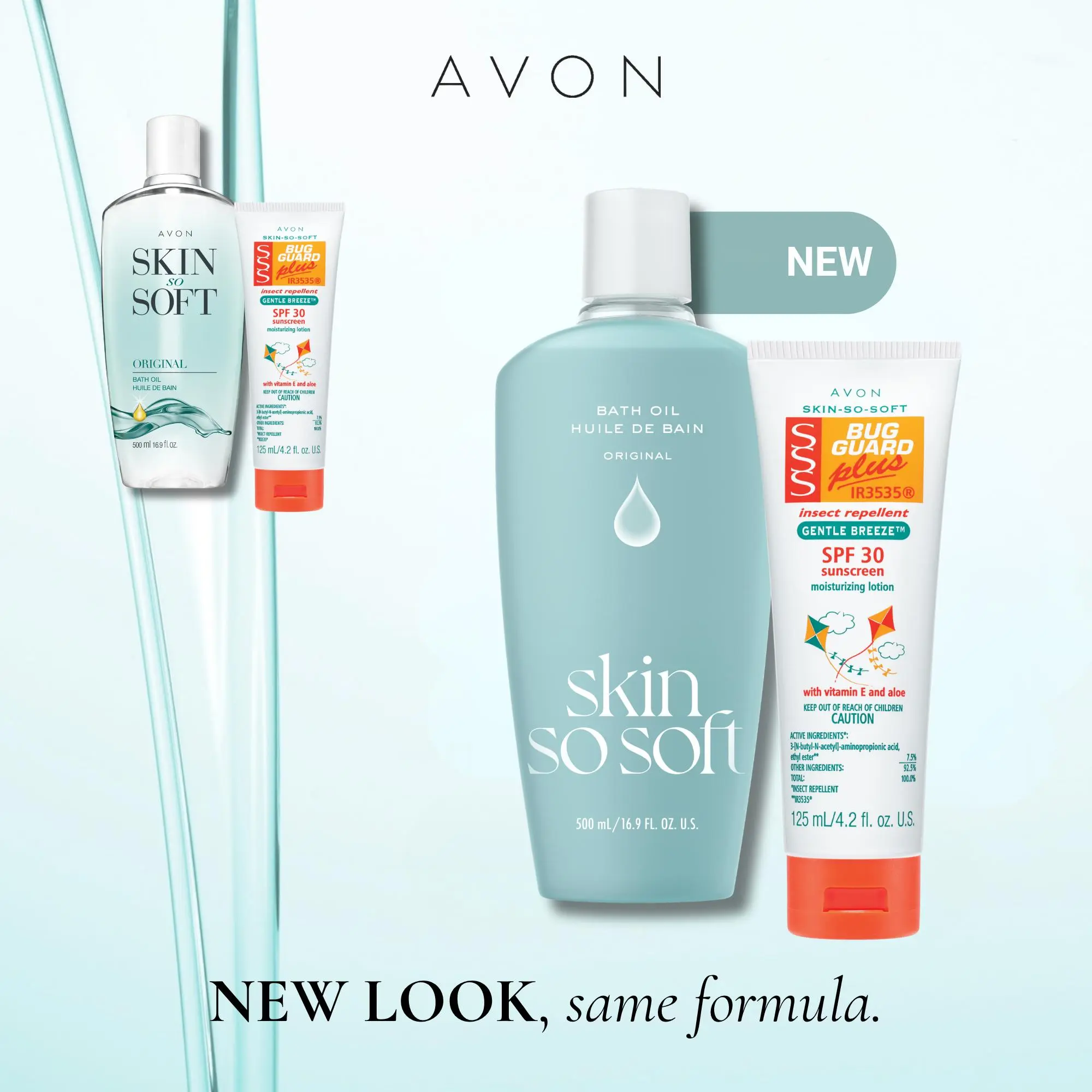 Skin So Soft Radiance + Repel (SPF) Set (SPF 30 Bug Repellent + Silky Bath Oil)