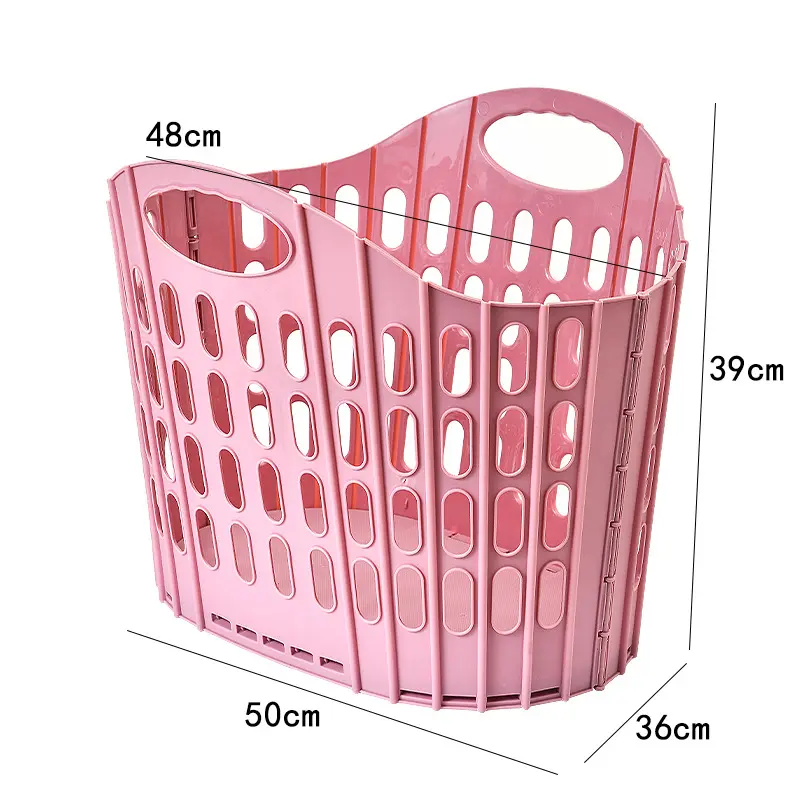 Laundry Basket [Large * Pink]