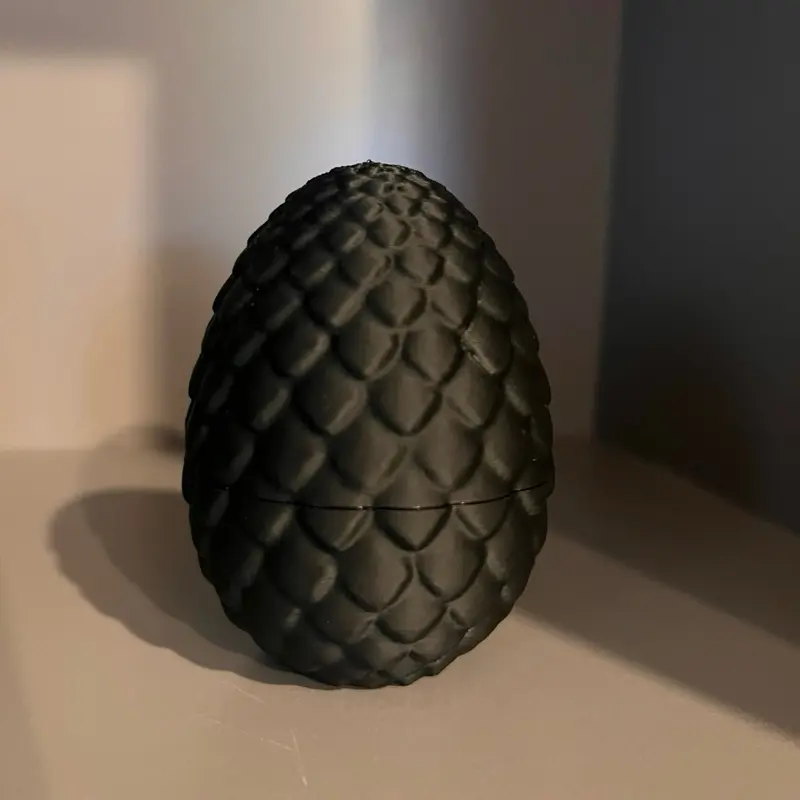 Dragon Egg Figurine Bookshelf Ornaments - Artistic Egg-Shaped Home Interior Decoration Statue