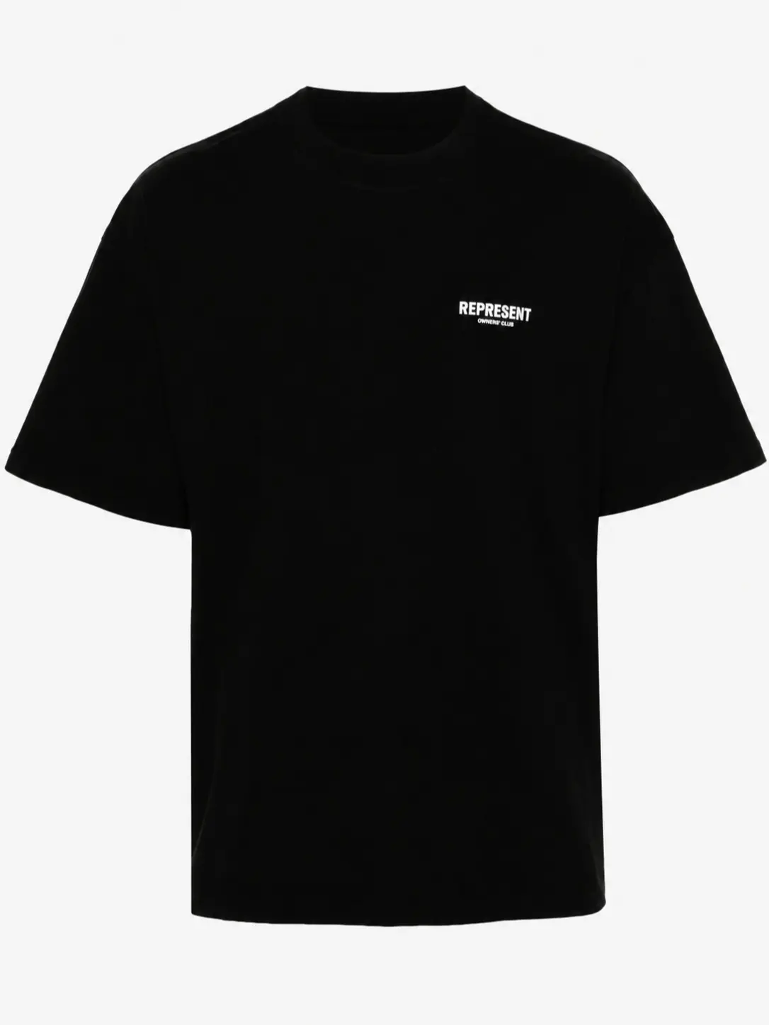 Represent Style Oversized T Shirt, Minimal Logo Tee, Heavy Cotton Streetwear Shirt, Unisex Casual Graphic Tee, Black