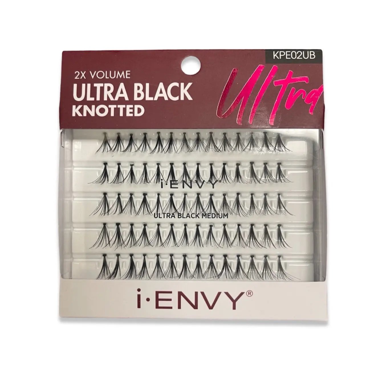 i•ENVY By Kiss Ultra Black Knotted Individual Lash Medium (70pcs) Eyelashes