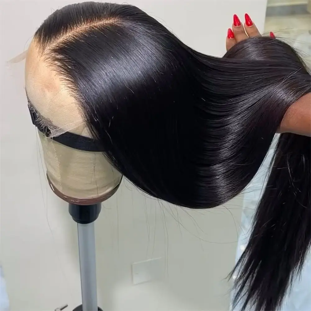 Bling Hair Bone Straight 13x4 13x6 Transparent Lace Frontal Wig For Women Glueless Invisi-Drawstring Black Human Hair Wigs 360 Full HD Lace Wig Human Hair #TikTokShopHolidayHaul