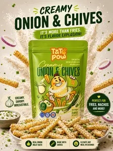 TATOPOW CREAMY ONION & CHIVES SNACK SEASONING POWDER