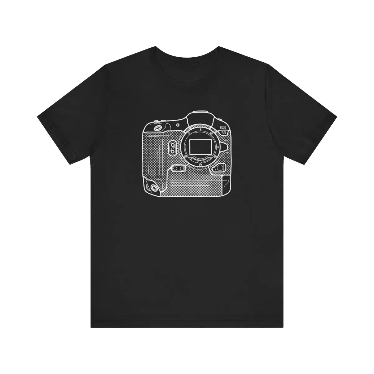 C EOS R3 Camera, Hand Drawn - Cotton Tee