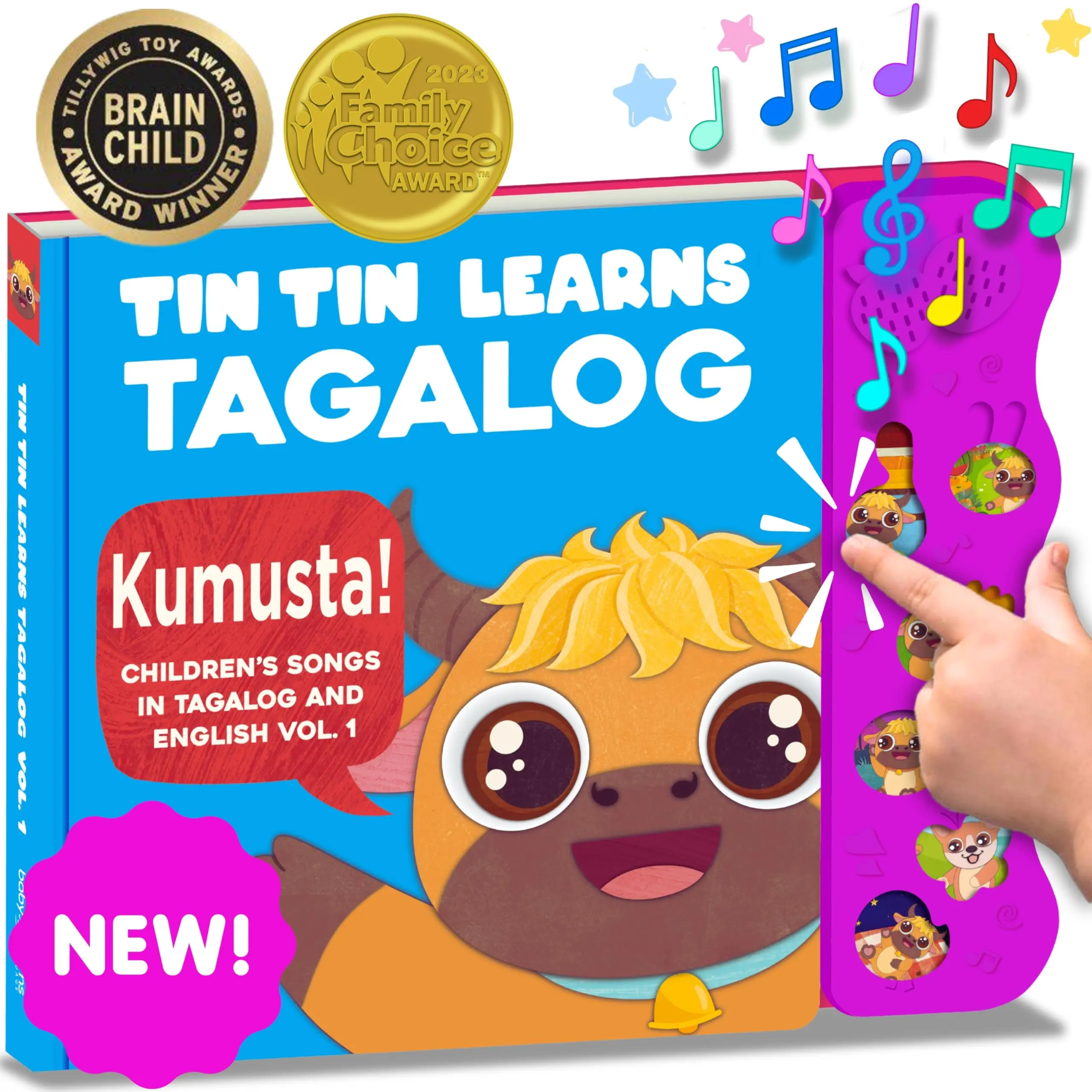 Tagalog-English Sound Book for Babies & Toddlers | Filipino Baby Book | Vol. 1