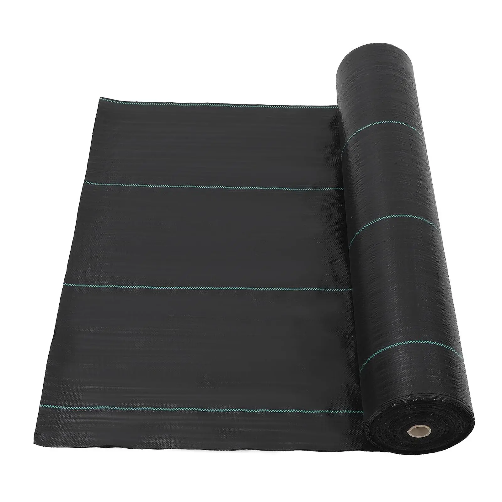 6ft x 300ft Premium Weed Barrier Landscape Fabric, 3.2oz Heavy Duty, Weed Control Fabric, High Permeability, Good for Flower Bed, Driveway Fabric and Ground Cover, Black,summerwins,outdoorfurnitureset,home decor,camping essentials