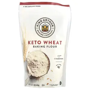 King Arthur Baking Company Keto Wheat Baking Flour, 16 oz (454 g)