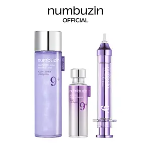 [numbuzin Official] No.9 NAD+ Glow PM Set | No.9 Toner + Essence + Eye Cream | Firming, Wrinkles, Fine Lines, Anti-aging | NAD+, Peptides, Retinol, PDRN, Caffeine, Ceramides