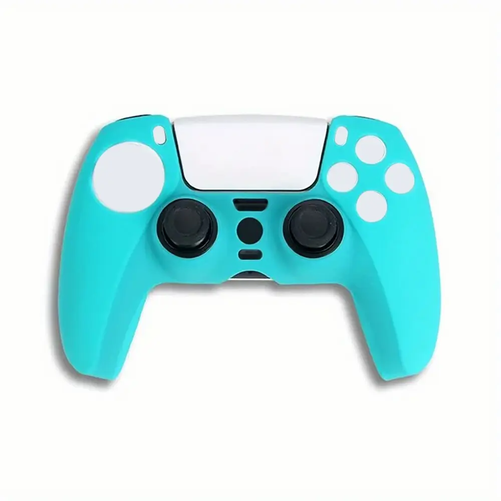 Ps 5 Controller Silicone Protective Case Protector, Durable Ps5 Handle Cover, Compatible with Playstation 5 Accessories, Enhance Grip & Protection