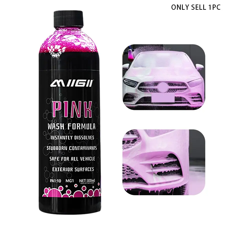 Car Wash Soap Super Concentrated with Rich Thick Foam Action，with Rich Thick Foam Action，Multi Purpose Ideal for Car Detailing Lovers Foaming Car Soap
