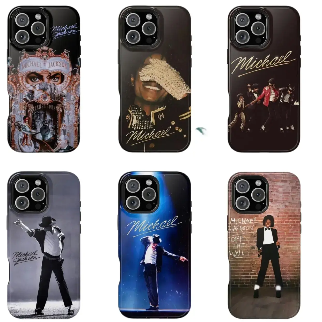 Michael Phone Case ver2 - King Of Pop 90's MJ Retro Music Cove, Gift for Fans phone Cases For iPhone 17 16 15 14 13 12 Promax Pro Plus, hard shell protection ,Unique design,best Gift