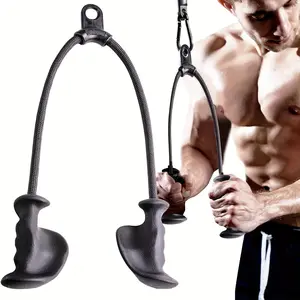Manueklear Triceps Training Rope, Cable Accessory Handle, Gym Exercise Pull Down Rope, Comfortable Grip, Hand Grips, Sit Ups, Enhance Range, Gym Accessories, Tricep Rope Attachment