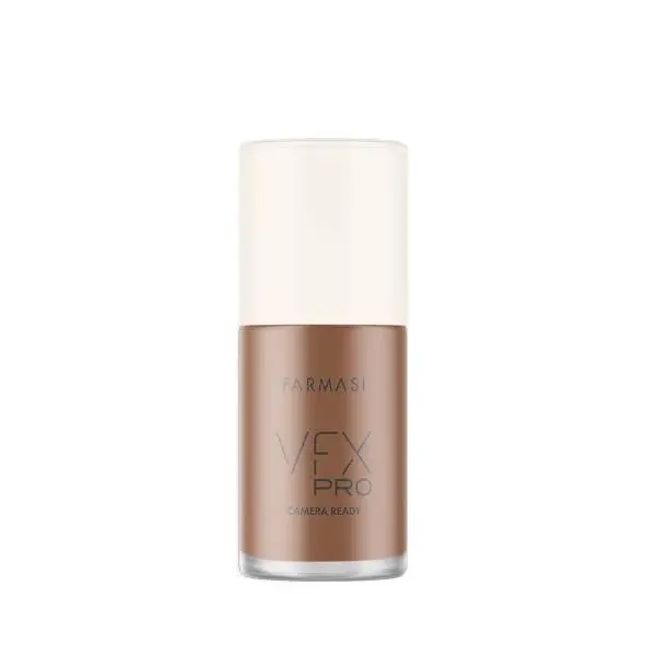 FARMASI VFX Pro Makeup Foundation - Marine Water-Infused for a Flawless Matte Finish, Full Buildable Coverage, Pore-Reducing Vegan Makeup Products, Shade Latte 20, 1 oz, Water (Aqua), Glycerin, Gluten Free, Cruelty Free, Oil-Free, Blend, Butylene Glycol
