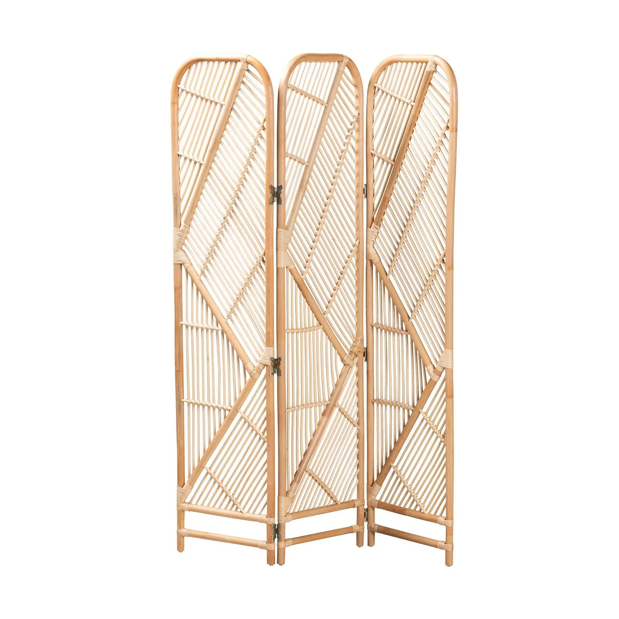 bali & pari Firenze Natural Brown Rattan Room Divider bali & pari Firenze Natural Brown Rattan Room Divider
