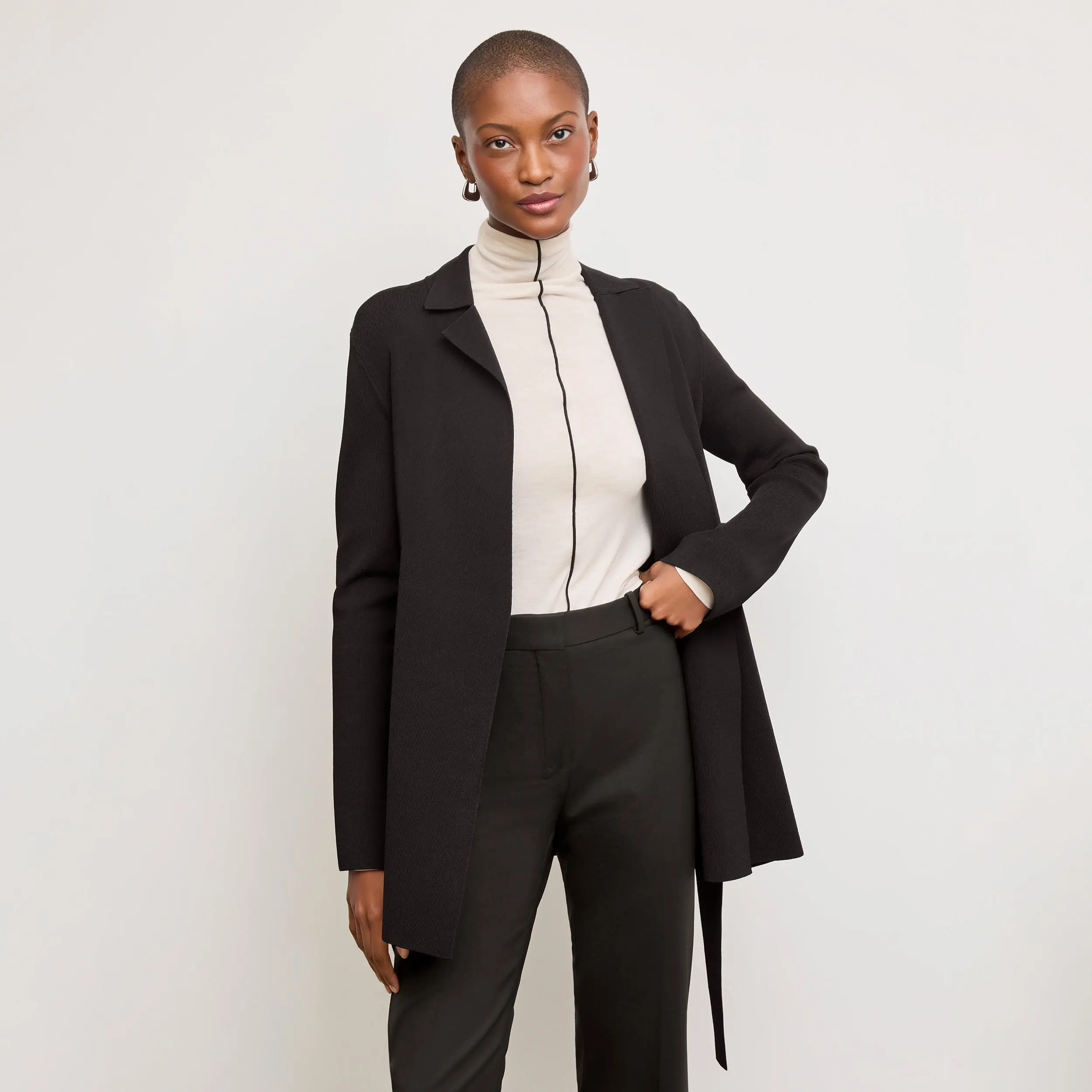 Merritt Wrap Jardigan :: Black
