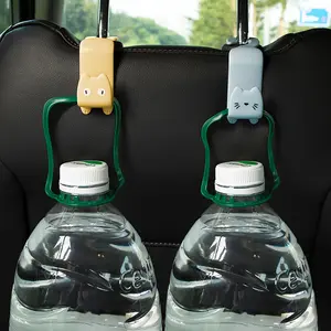 2pcs car seat hook multifunctional car seat back hook cute cartoon rear back seat