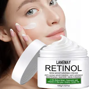 100g Retinol Face Cream | Brightens Skin, Even & Radiant Complexion, Deep Hydration, Smooths Skin Texture, Supports Skin Firmness, with Bee Glue, Green Tea