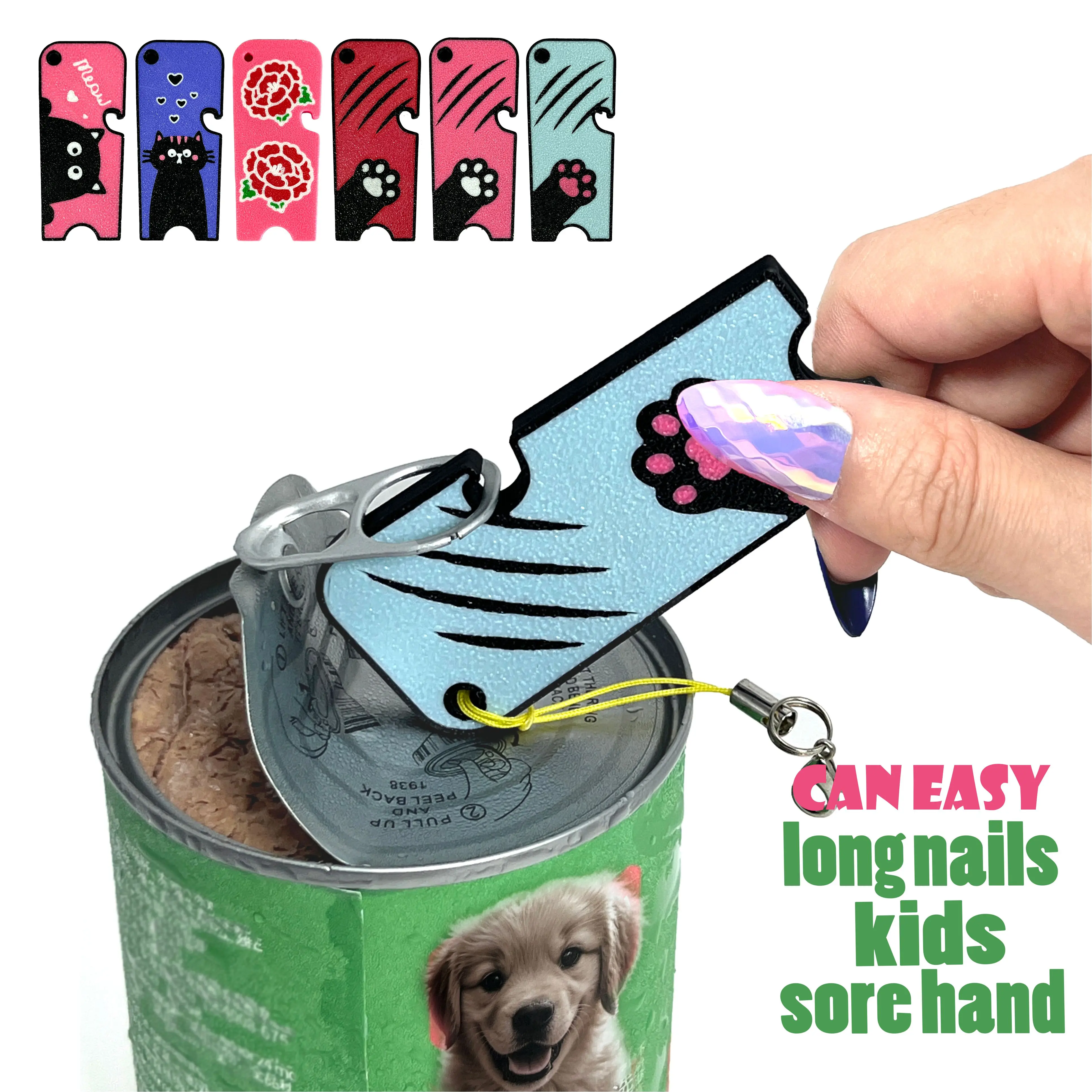 TikTok Viral Trend,Father's Day Gift,Tab Opener & Drink Protector,  Food Can Tab Opener Help for Long Nails, Sore Hands,Unique Birthday Present Gift