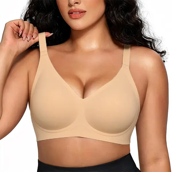 Roszoe | Women’s gel bra, wireless, full cup, everyday bra, comfortable, wire-free, padded T-shirt bra jelly cooling
