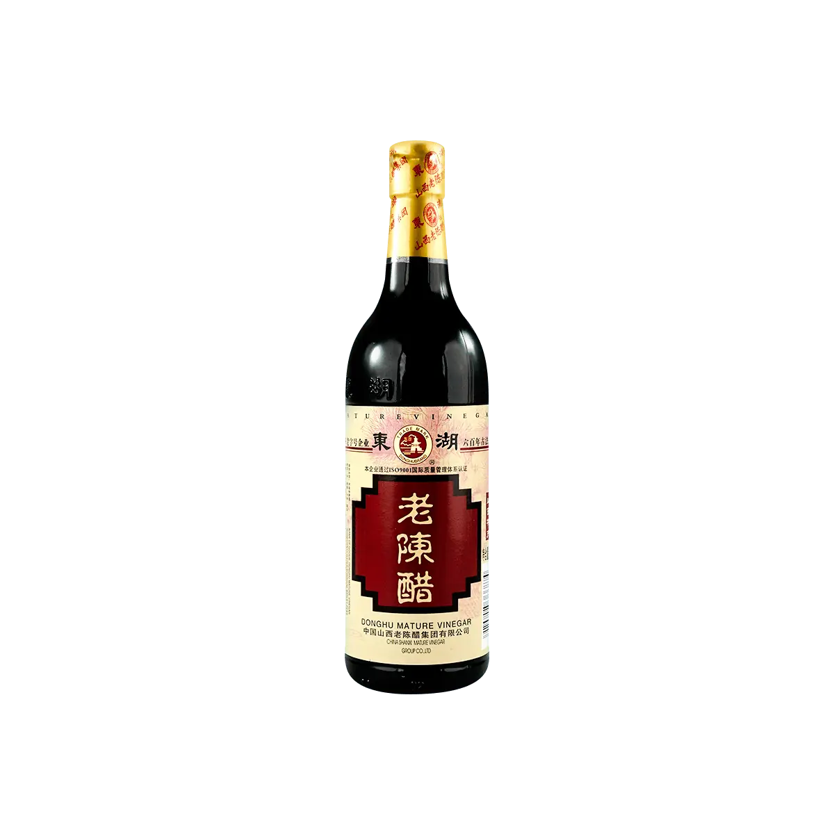 DONGHU Shanxi Aged Vinegar 500ml - Premium Chinese Black Vinegar for Cooking & Seasoning