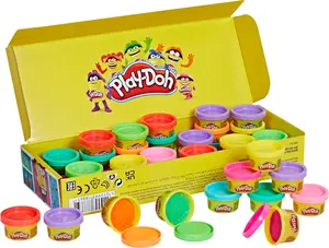 Play-Doh Bulk Handout 42-Pack of 1-Ounce Modeling Compound Cans, Non Candy Halloween Handout Toys & Party Favors, Kids Arts & Crafts, Preschool Toys