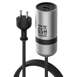 Power Mushroom No. 2 65W High Quality Laptop Charger Multi-function fast charging plug notebook/mobile phone/tablet charger multi-port output