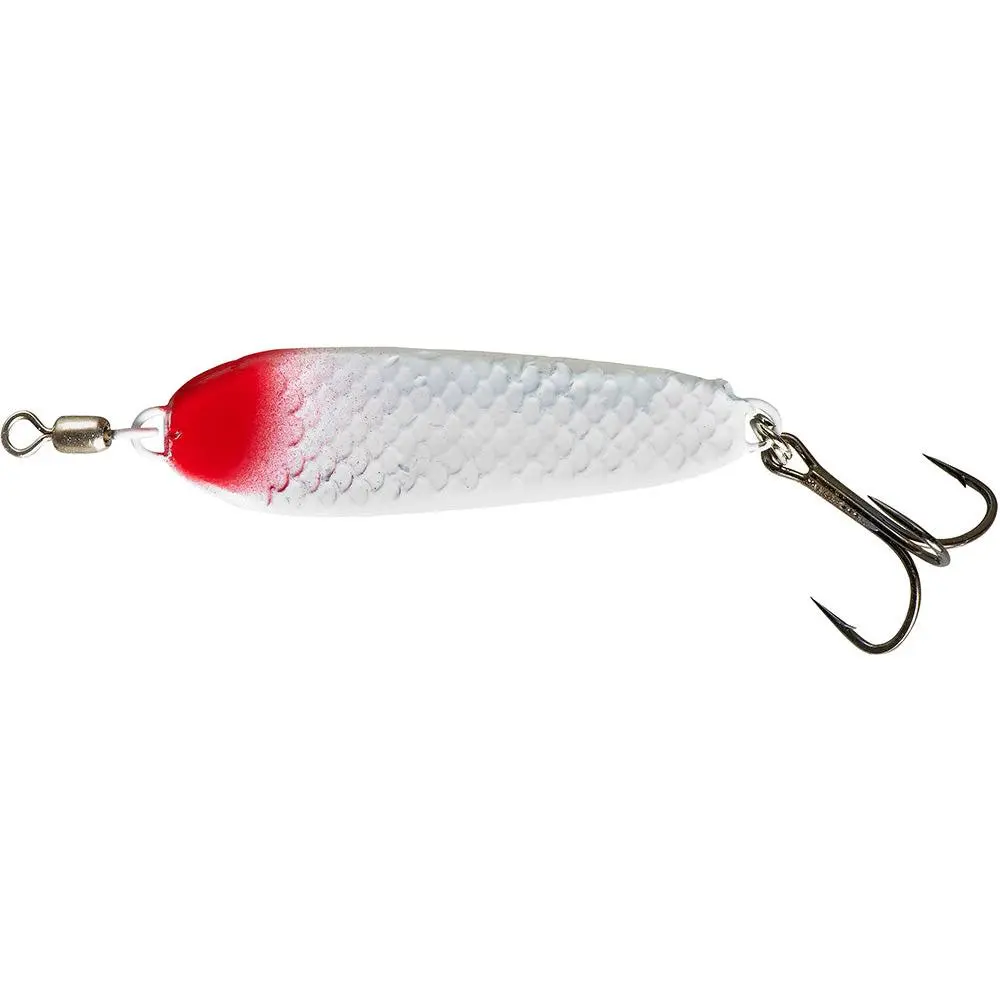 Vertical Jigging Spoons, Hammered Stainless Steel Lures for Jig Fishing with Fluttering Action and Line Twist Guard - 7/8 oz, 2-Pack, Spoon Lures