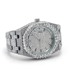 VVS Diamond Moissanite Iced Out Shine Luxury Diamond Watch