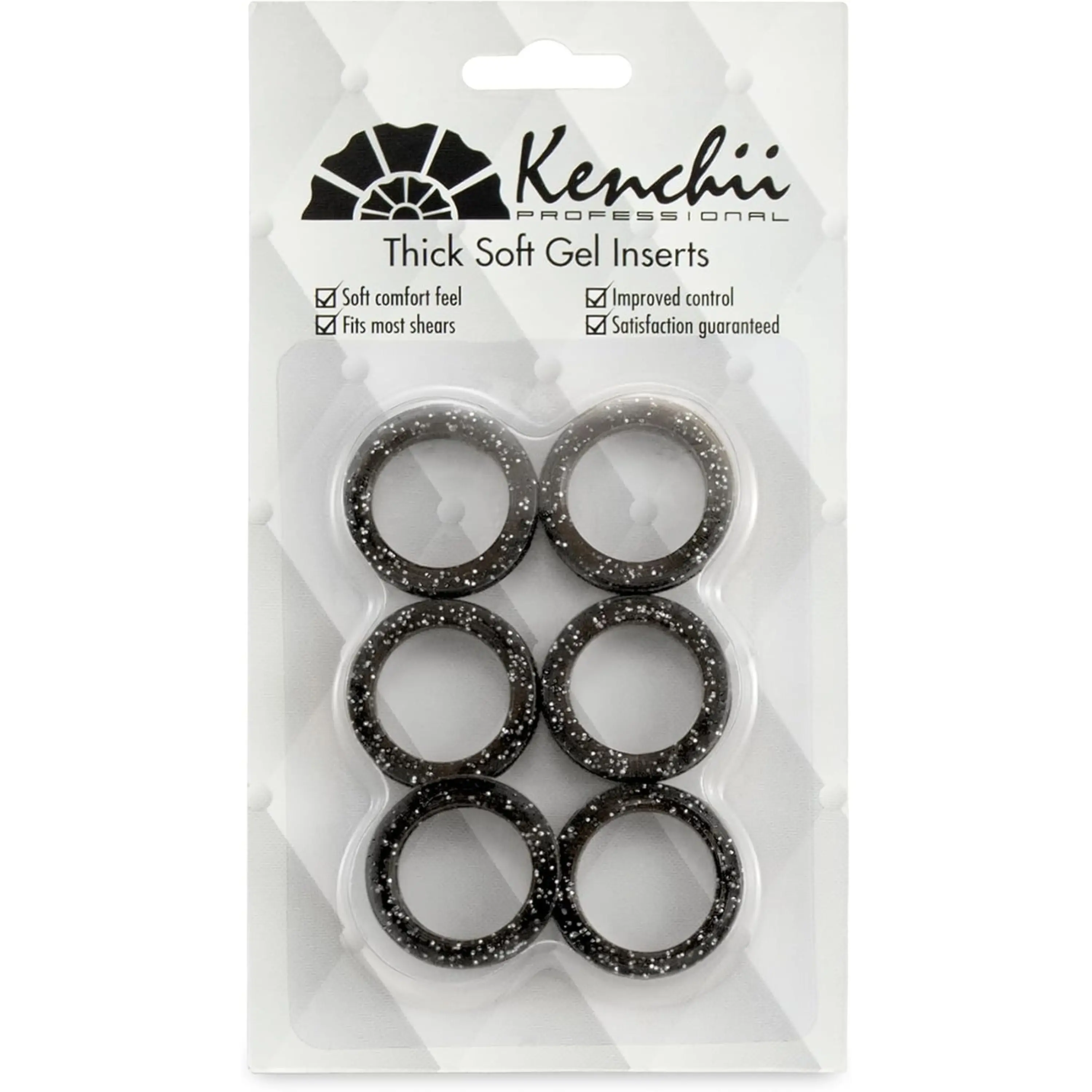 Kenchii Extra Soft Premium Shear Finger Ring Inserts - Thick, Quality Comfort. Elevate Your Grooming Experience with Precision and Style in Multiple Colors