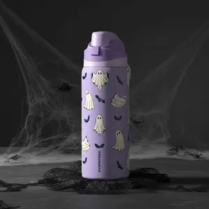 LIMITED EDITION: Hydrapeak 32oz Oasis Halloween Ghosts & Bats - Lavender