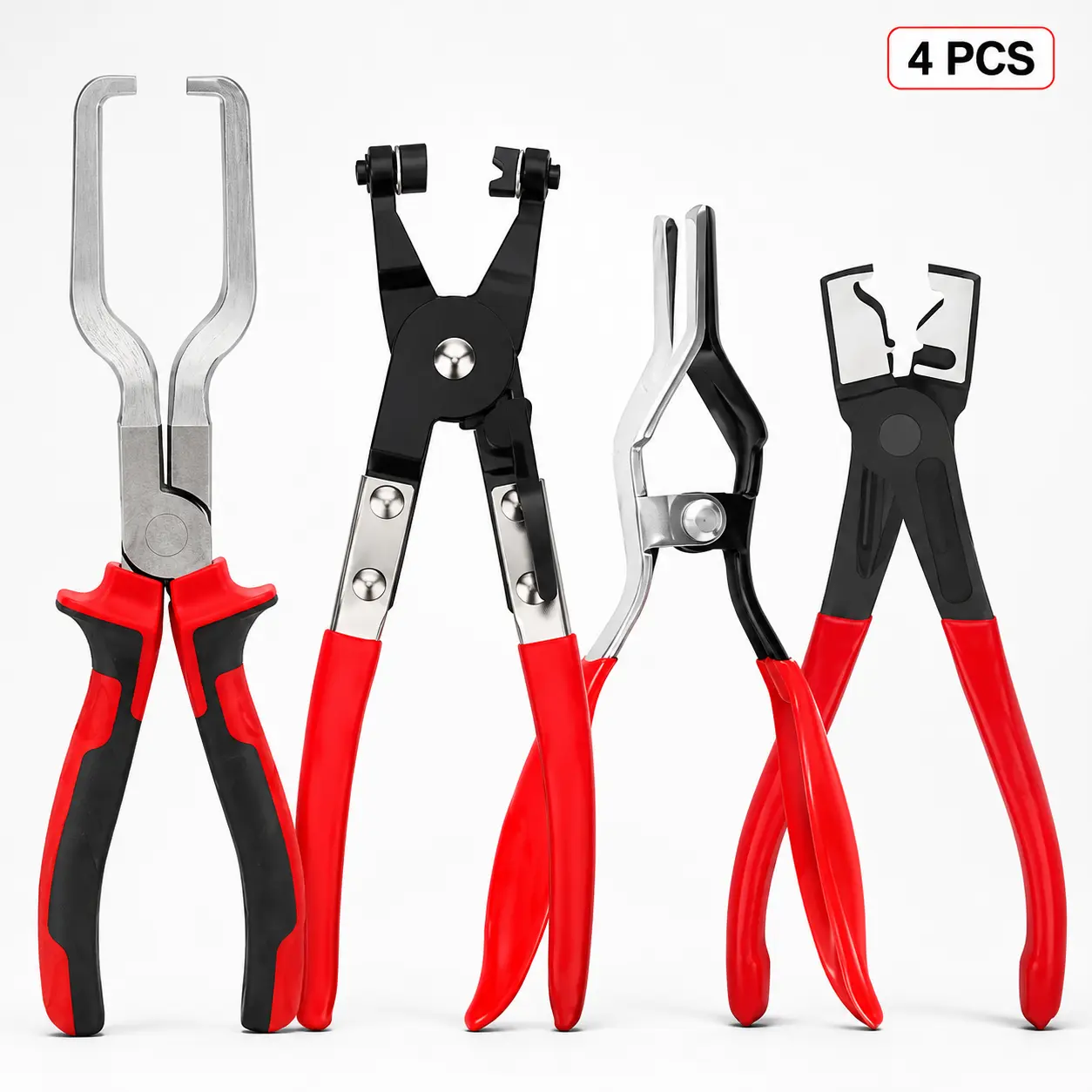 Professional Hose Clamp Kit, Fuel Line Disconnecting & Dismounting Tool Set for Automotive Maintenance, Multifunctional Pipe Clamp for Car Repair, Car Accessories