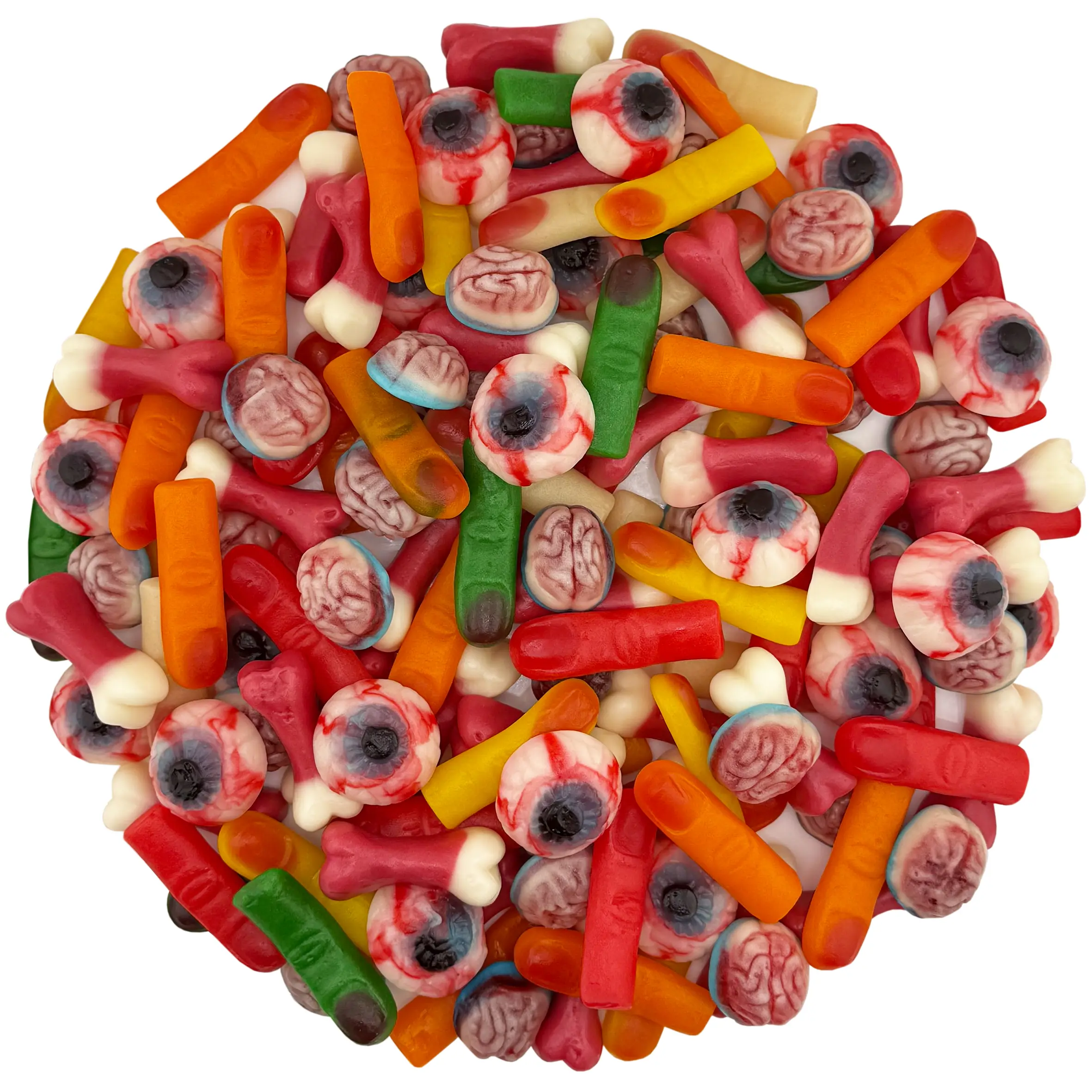 MISSING BODY PARTS HALLOWEEN GUMMY MIX 1 LB BAG MISSING BODY PARTS HALLOWEEN GUMMY MIX 1 LB BAG