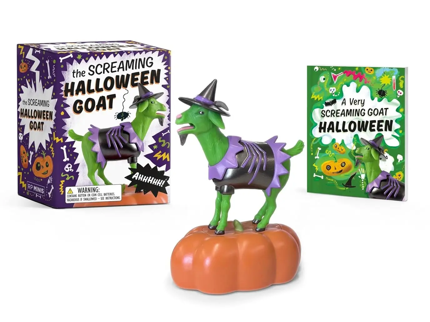 The Screaming Halloween Goat: Ahhhhh! (RP Minis) - Themed Funny Children's Literature & Art Book, Kids' Halloween-Themed Product