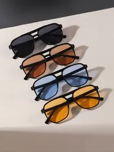 Unisex Fashionable All-match Trendy Classic Aviator Sunglasses, Trendy Casual Sunglasses for Everyday Use, Fashion Accessories for Outdoor Activities, Sunglasses Set