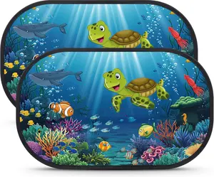 [New Deal] 2 Pack Car Window Shades - Car Window Shade for Baby 19.6"x12", & UV Rays Protection, Sun Shade for SUV, Sedan, Minivan