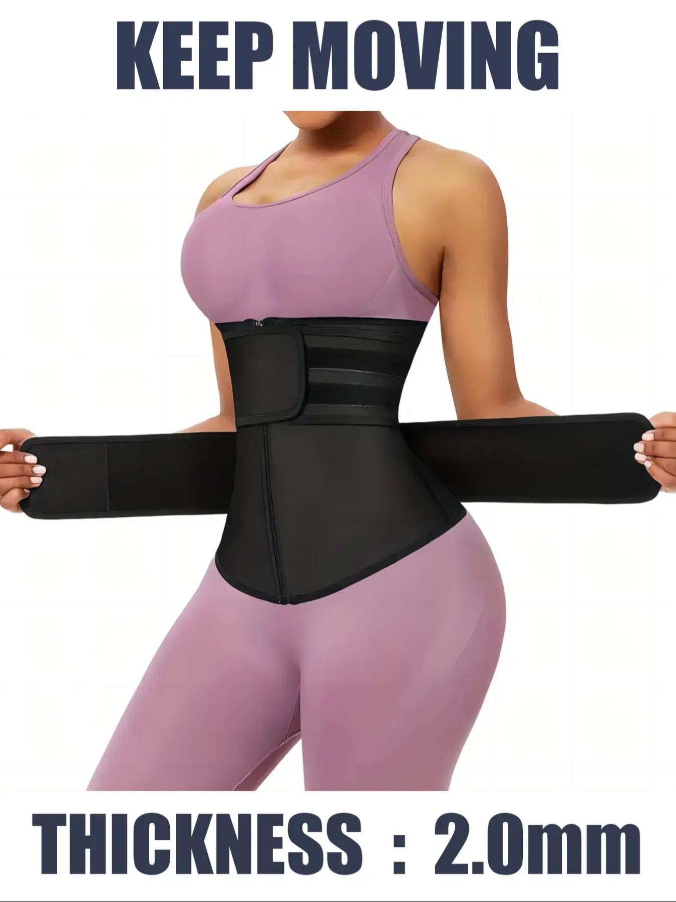 Women's Chest Support Waist Cincher Belt, Waist Cincher Shaper, High Waist Shaping, Adjustable Dual Layer Zipper, Abdominal Control Shapewear, Posture Correction Core Support
