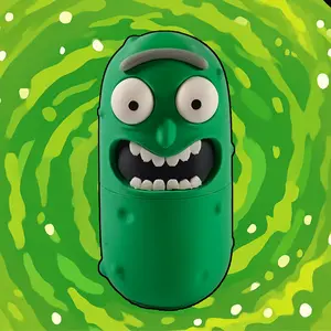 Pickle Rick Inspired Deck Box | Decorative Card Storage | Holds 100 Sleeved Cards & Dice!