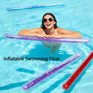4pcs Inflatable Swimming Paddles, Bright Float Rods for Water Sports, Swim Ring Accessories, Inflatable Buoyancy Bars for Pool Use, Swimming Pool Portable