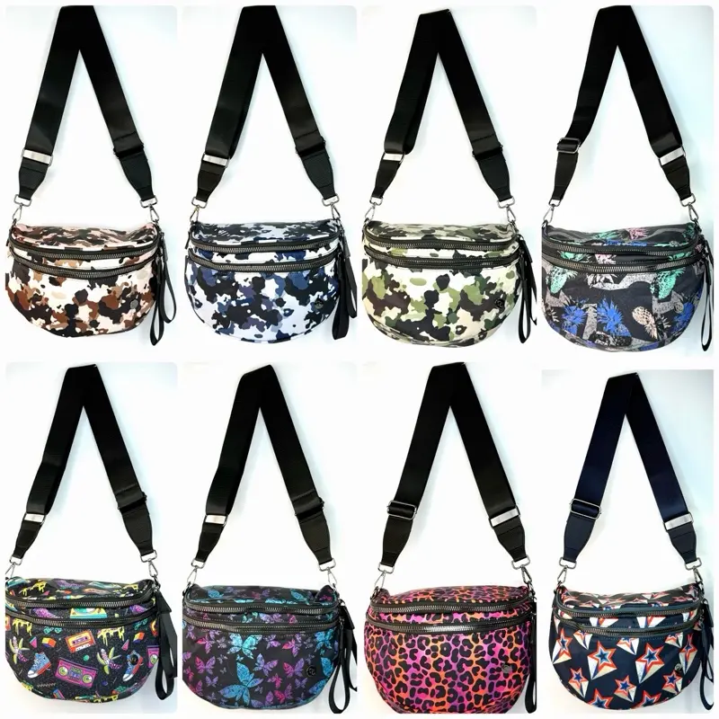 OC Signature Crossbody Bag, Multi-Function Purses Crossbody Bag with RFID-Blocking Top Pocket