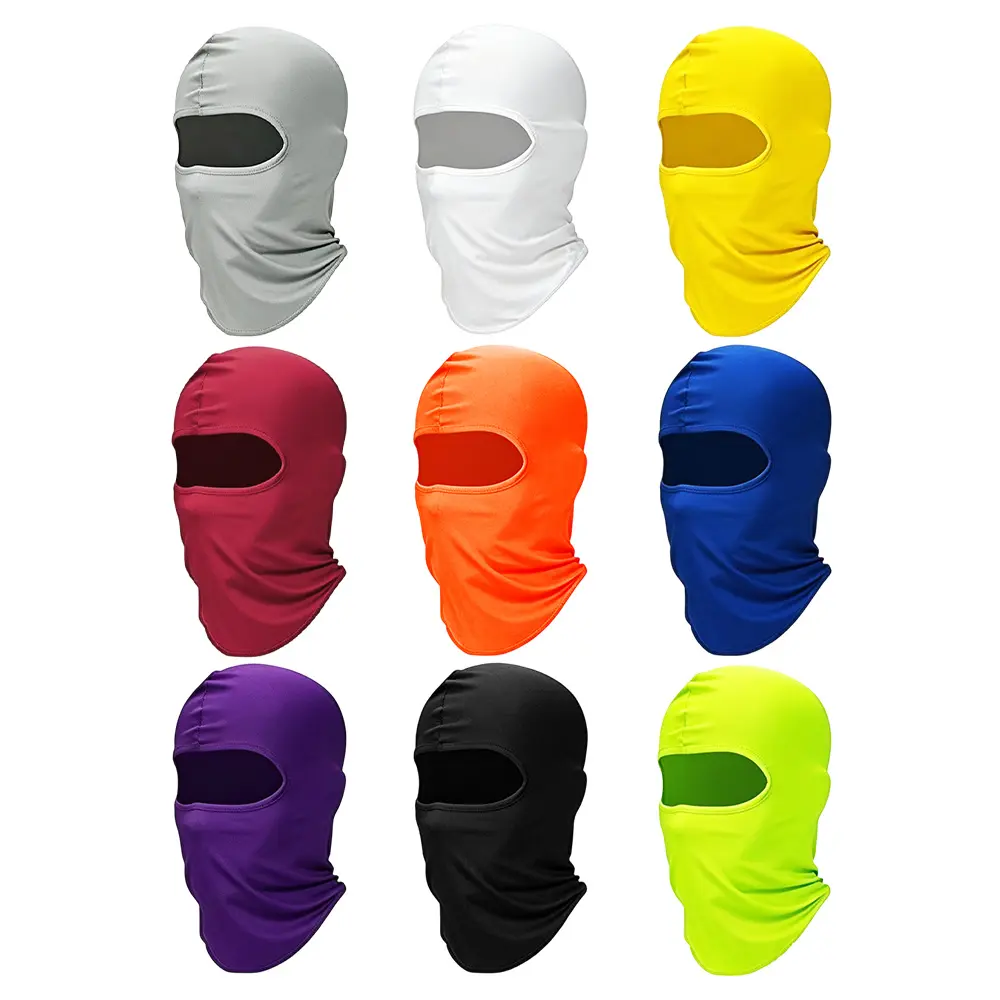 9 Pcs Ski Mask for Men Full Face Cover UV Sun Protection Face Mask Windproof Balaclava for Outdoor Motorcycle Cycling