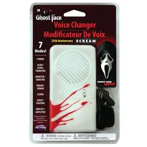 Ghostface 25th Anniversary Voice Changer - 7 Modes - Costume Accessory