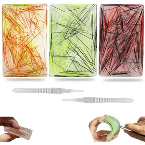 Skin Picking Fidget Toys with Tweeze, Pick Pad, Hair Pulling Fidget Toys for Adult Anxiety Relief, Trichotillomania & Dermatillomania