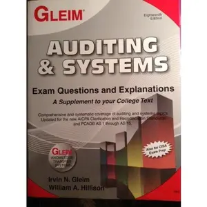 USED-Auditing and Systems: Exam Questions and Explanations by Irvin N. Gleim (Paperback)